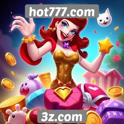 Variedade de jogos oferecidos no hot777.com