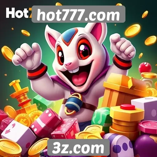 Variedade de jogos disponíveis em hot777.com